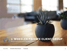 Tablet Screenshot of jwheelergroup.com